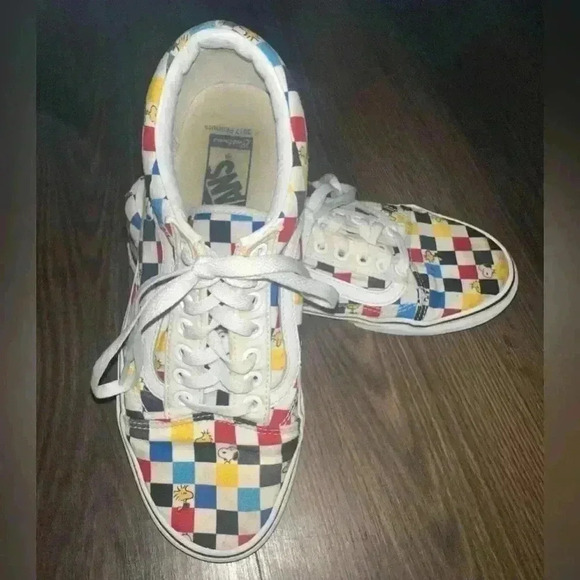 VANS 2017 Old Skool Checkered Peanuts Collection Men’s Size 8 Women’s Size 9.5 - Picture 1 of 5